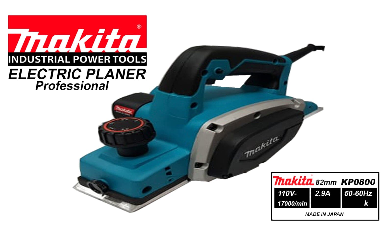 CEPILLO ELECTRICO PARA MADERA MAKITA