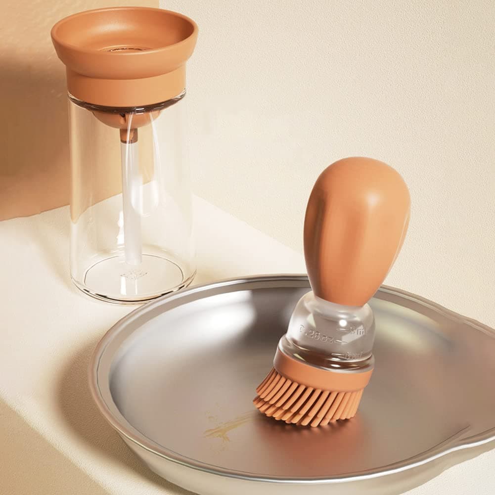 🍳🔥Dispensador de aceite con brochita🍳