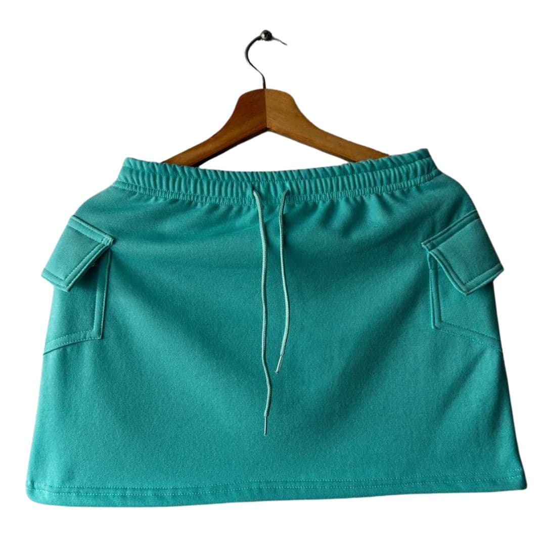 FALDA DAMA VERDE MENTA L