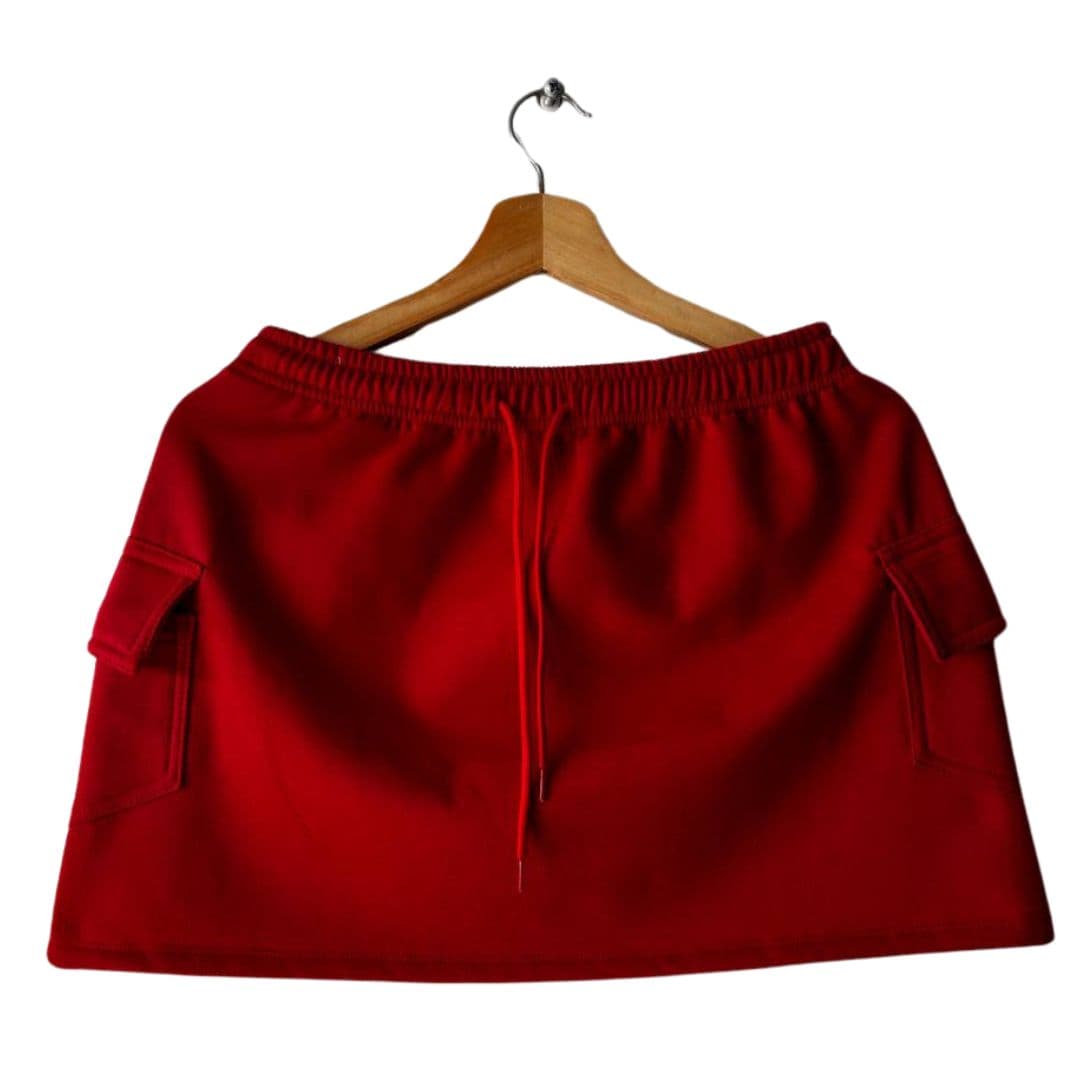 FALDA DAMA ROJO XL