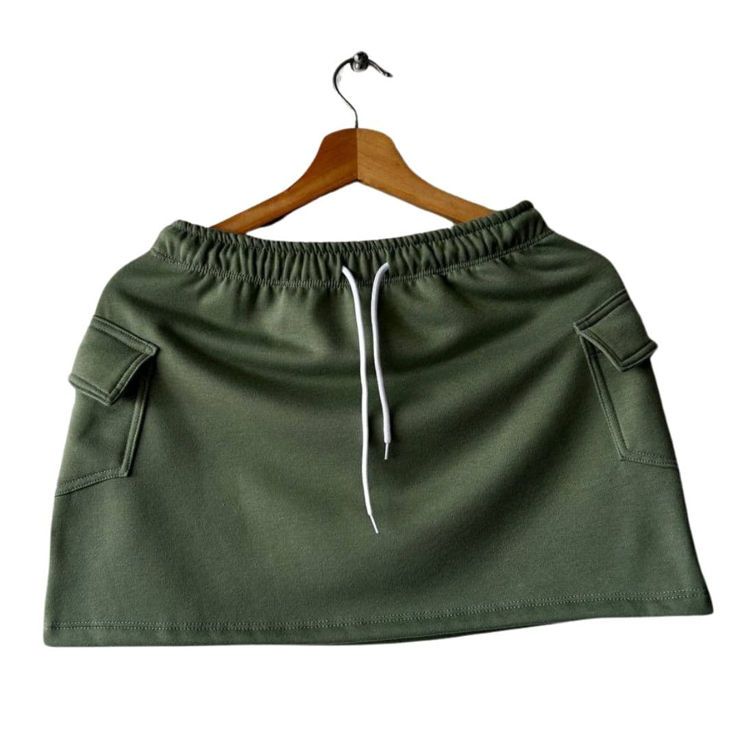 FALDA DAMA VERDE MANZANA M
