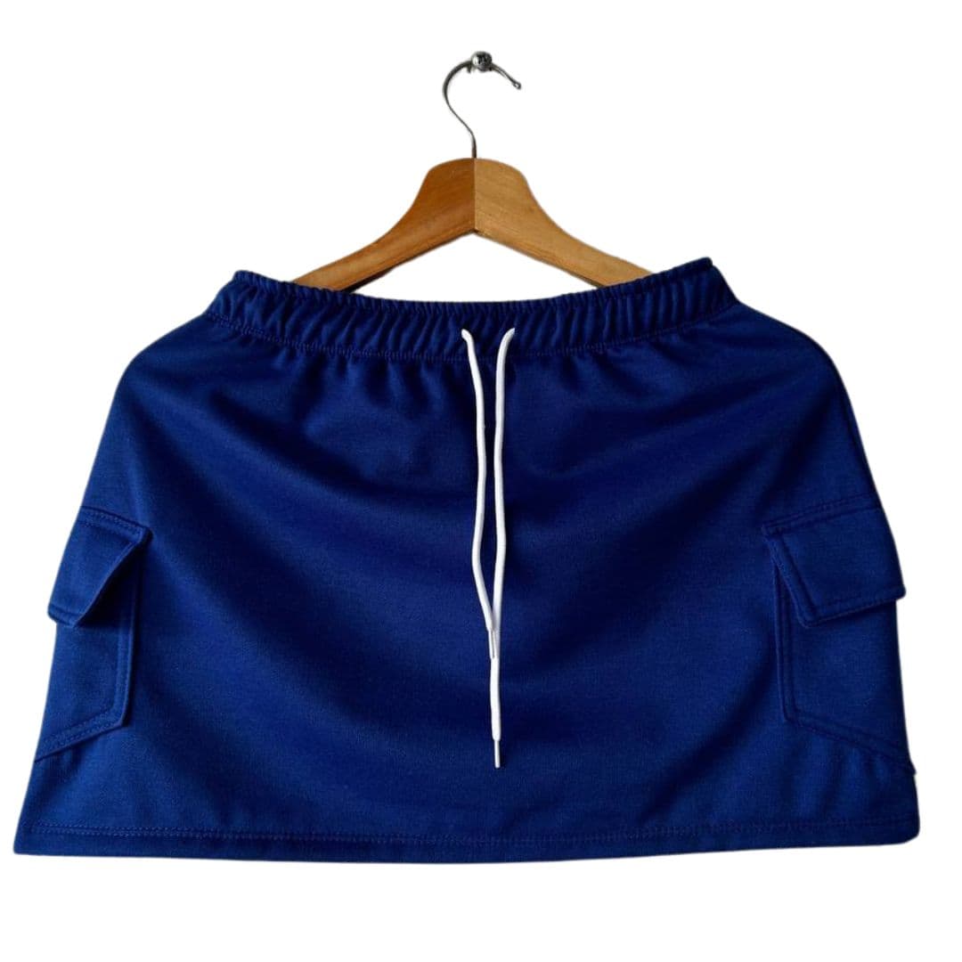 FALDA DAMA AZUL REY L