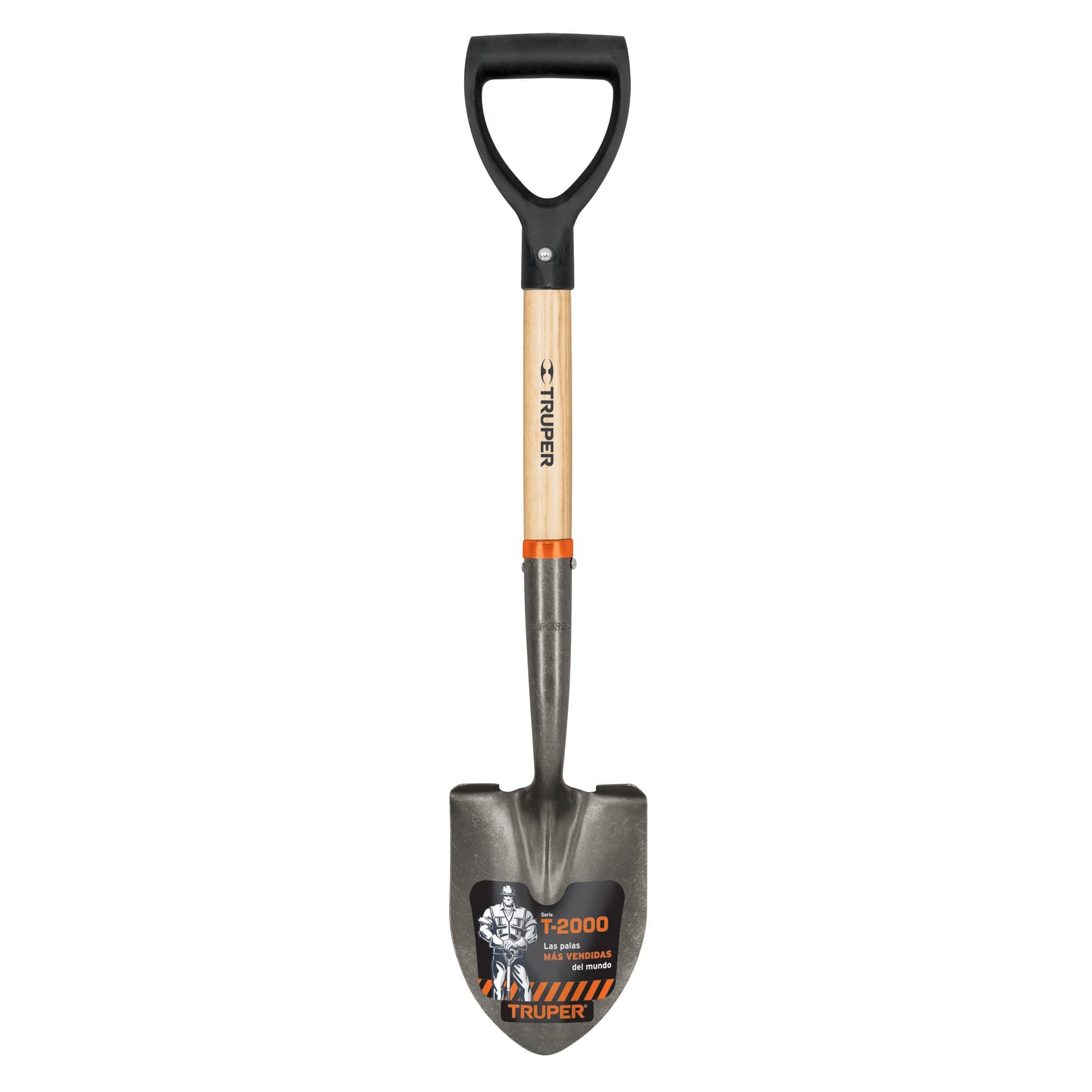 Pala Jardinera Mango Madera en D, TRUPER
