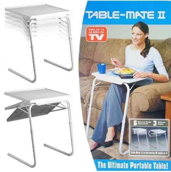 Mesa ajustable multiusos plegable