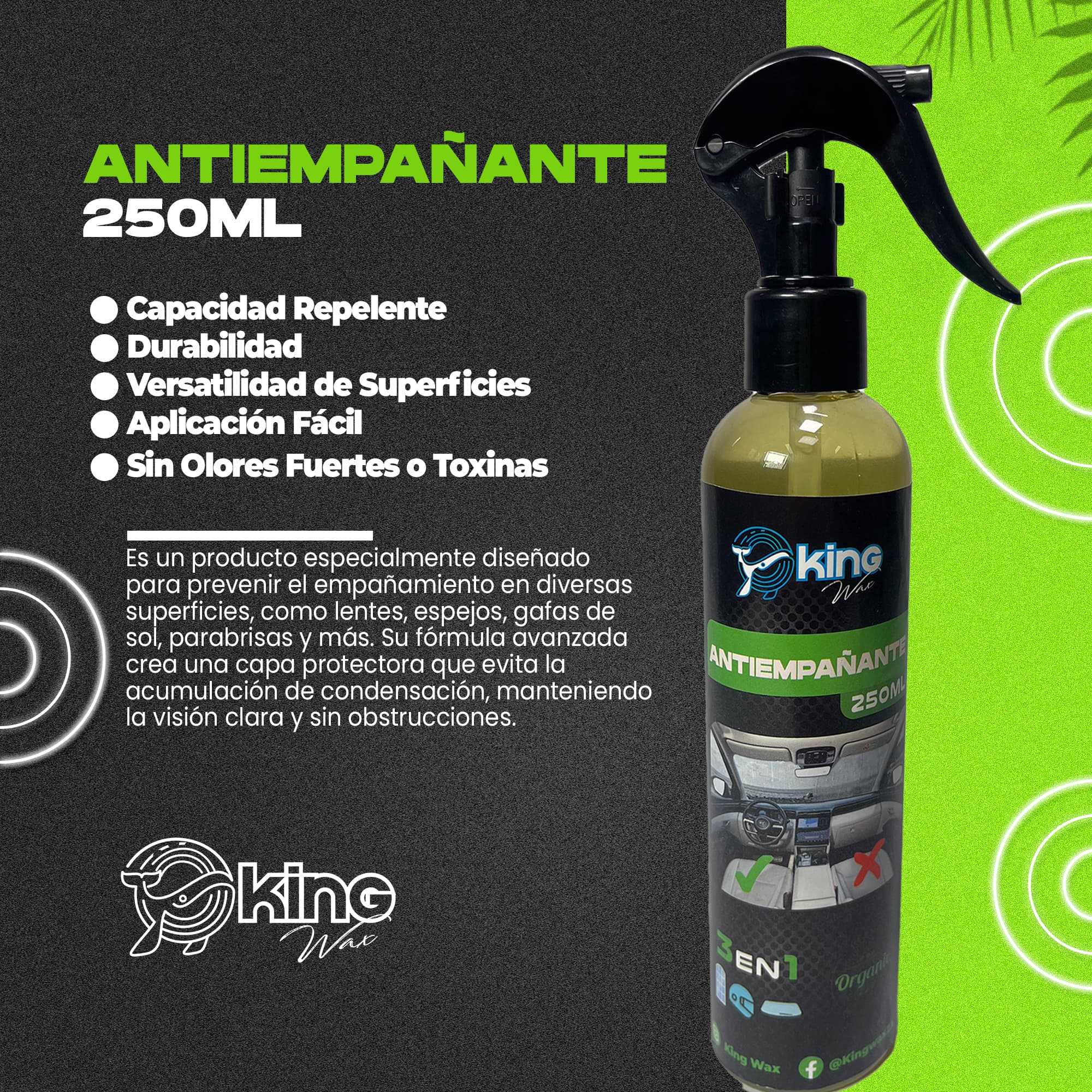 ANTIEMPAÑANTE KING WAX