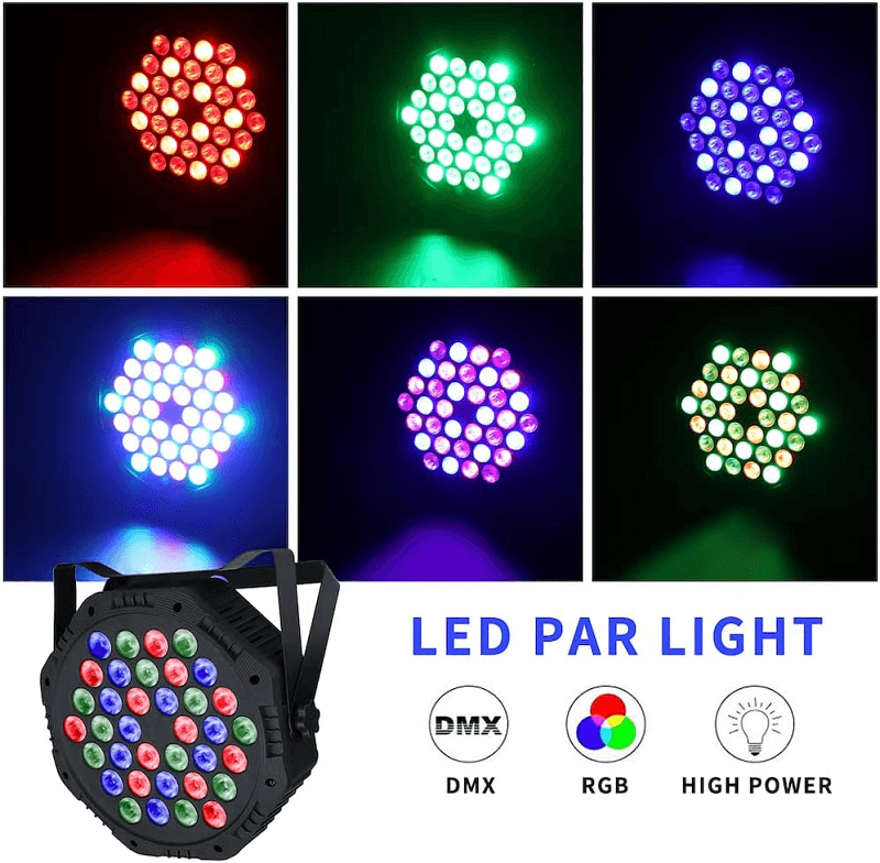 LUCES DE ESCENARIO 36 LED RGB DJ