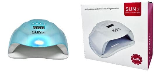 LAMPARA DE UÑAS 54W AJUSTE DE TEMPORIZA