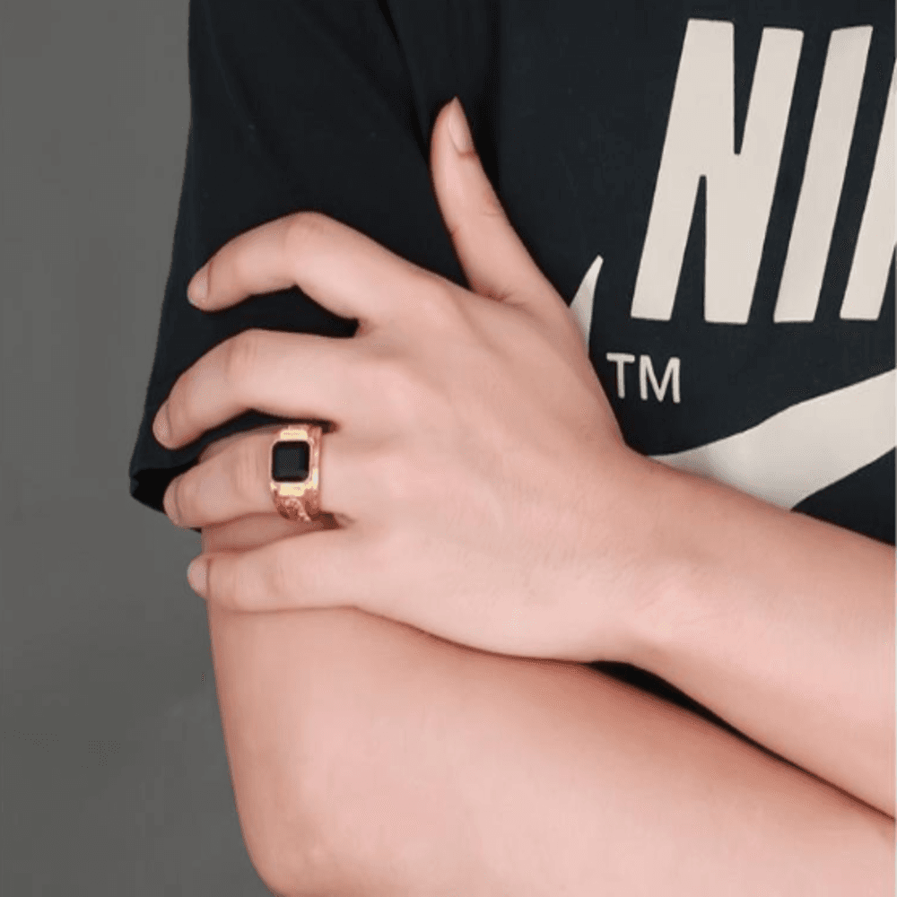 Anillo onix 18k