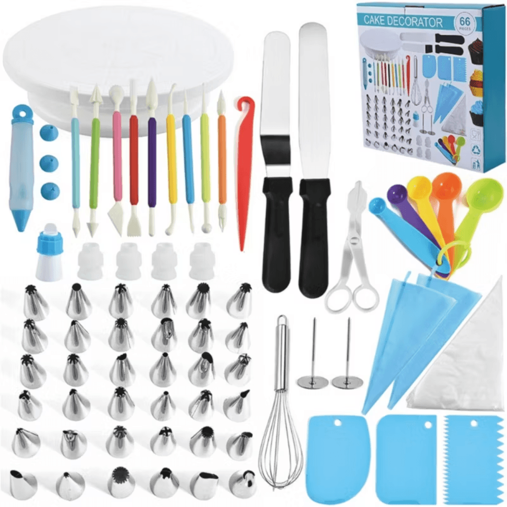 Kit De Pasteleria Y Decoracion 66 Piezas