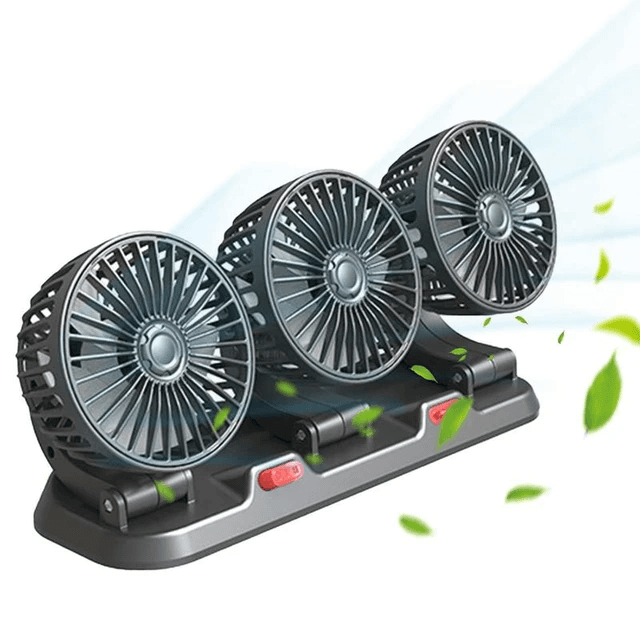 Ventilador Carro Triple Escritorio