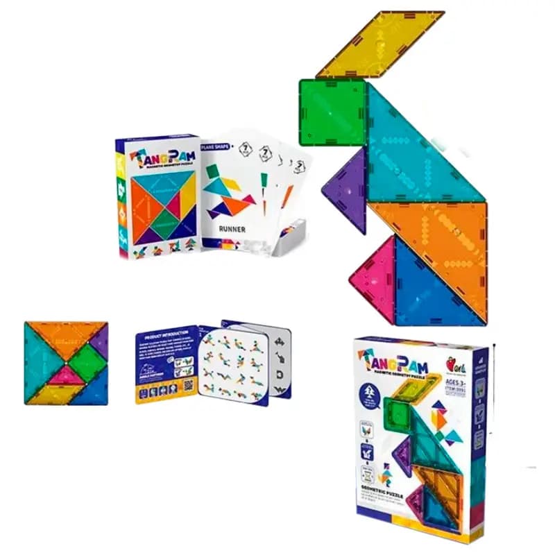 Tangram Magnético Didáctico educativo