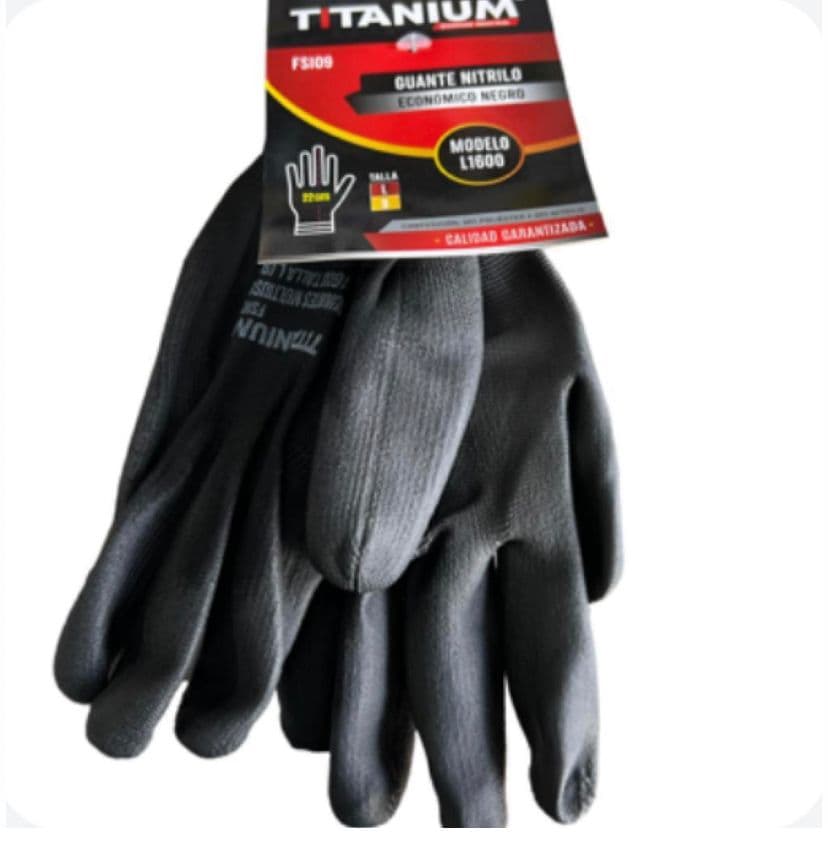Guantes de Nitrilo NEGROS