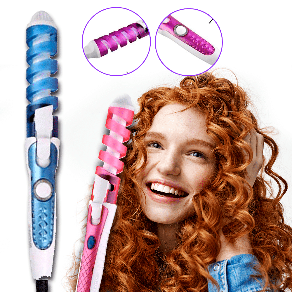 Pinza Espiral Rizador Cabello Eléctrica
