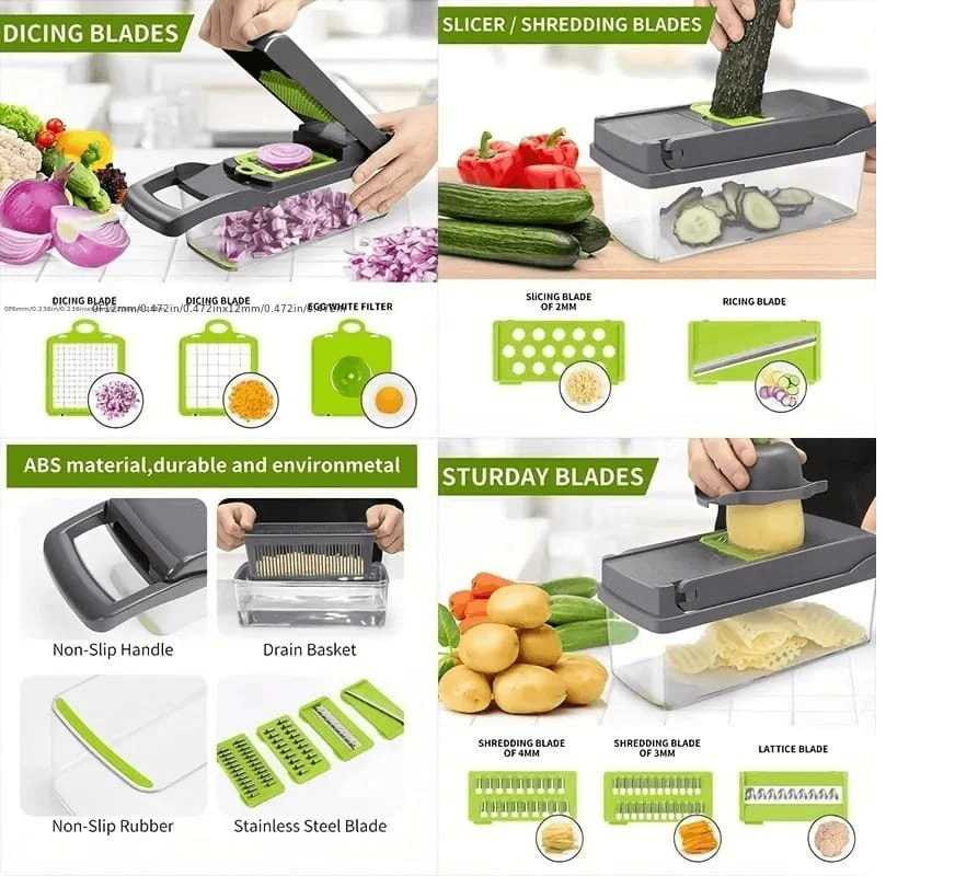 Picador rallador verduras mandolina