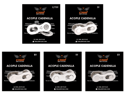 ACOPLES DE CADENILLA UNIVERSAL OWL