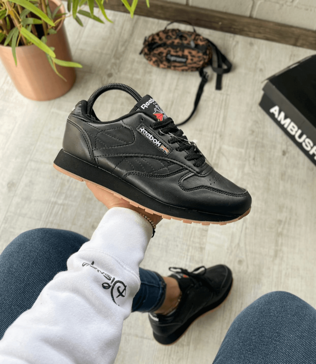 Reebok Master Black DAMA Y CABALLERO