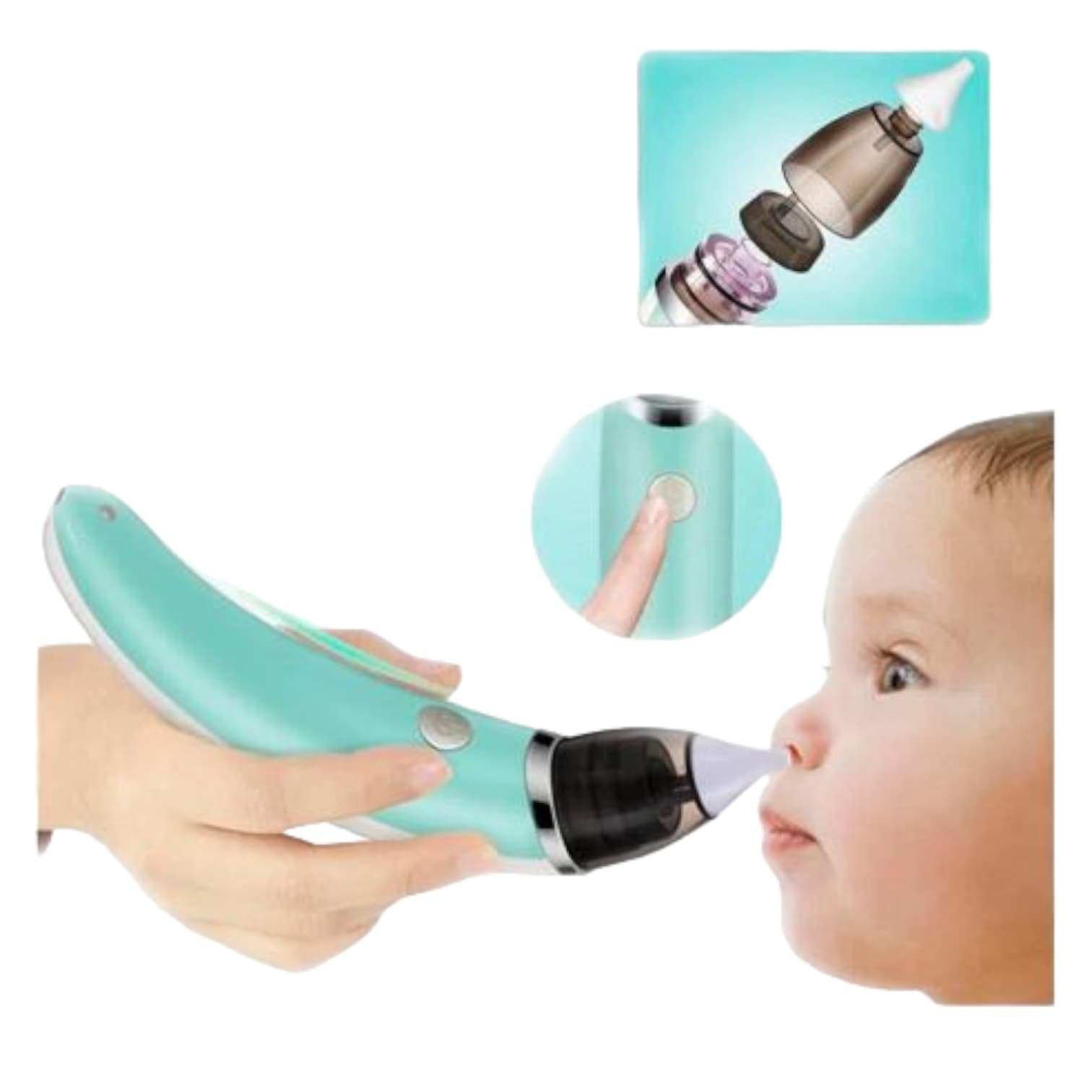 Aspirador Nasal Para Bebés Electrico
