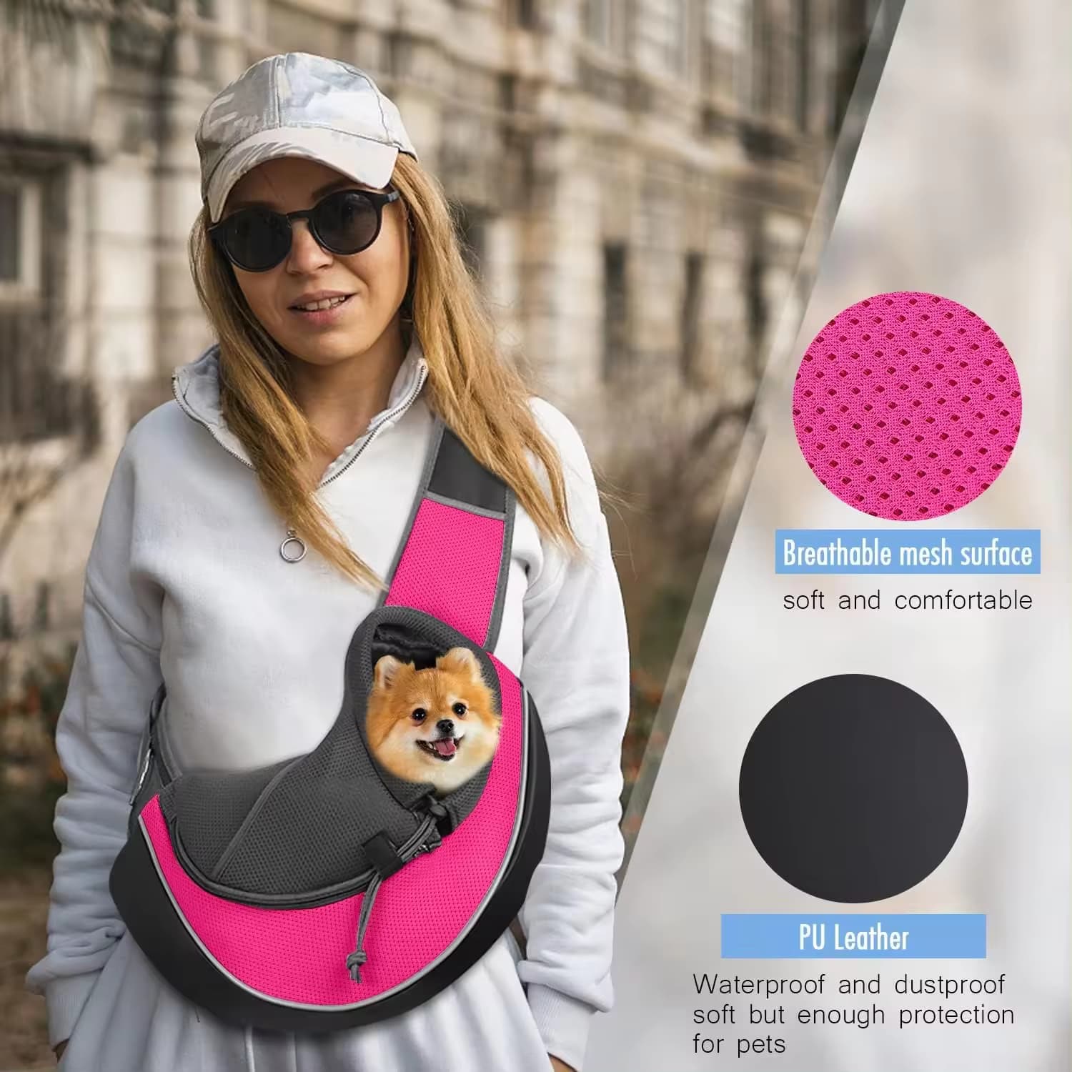 Cargador Bolso Maleta Canguro Mascotas
