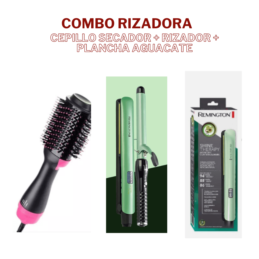 PLANCHA+ CEPILLO+PINZA
