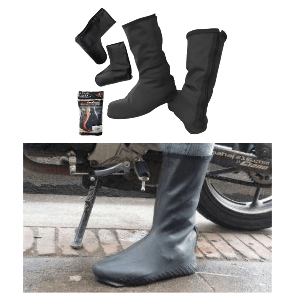 Botas Zapatones Impermeables Motocicleta