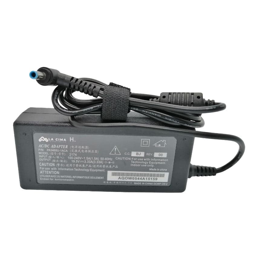 Cargador para portátil HP 19.5V 3.33A