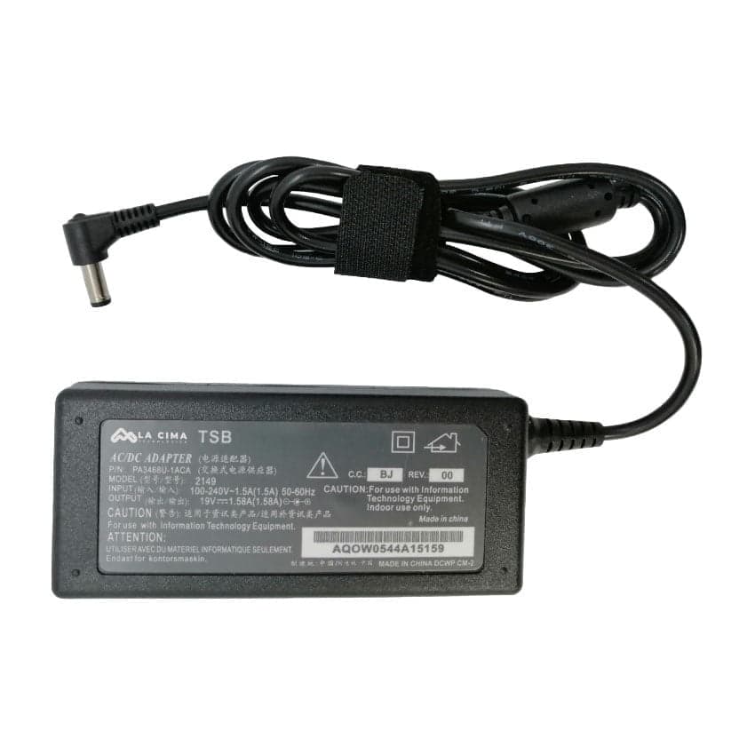 Cargador para portátil TOSHIBA 19V 1.58