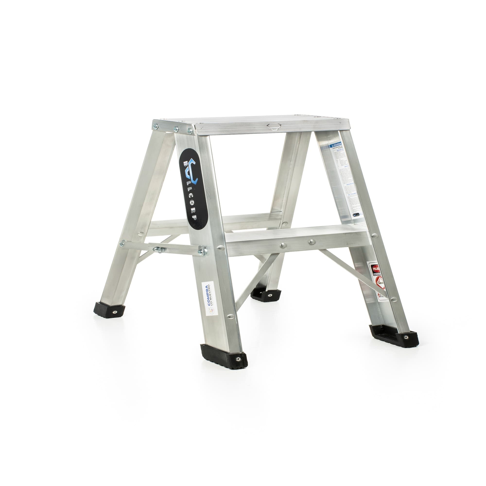 ESCALERA TIJERA DE ALUMINIO 2 PASOS