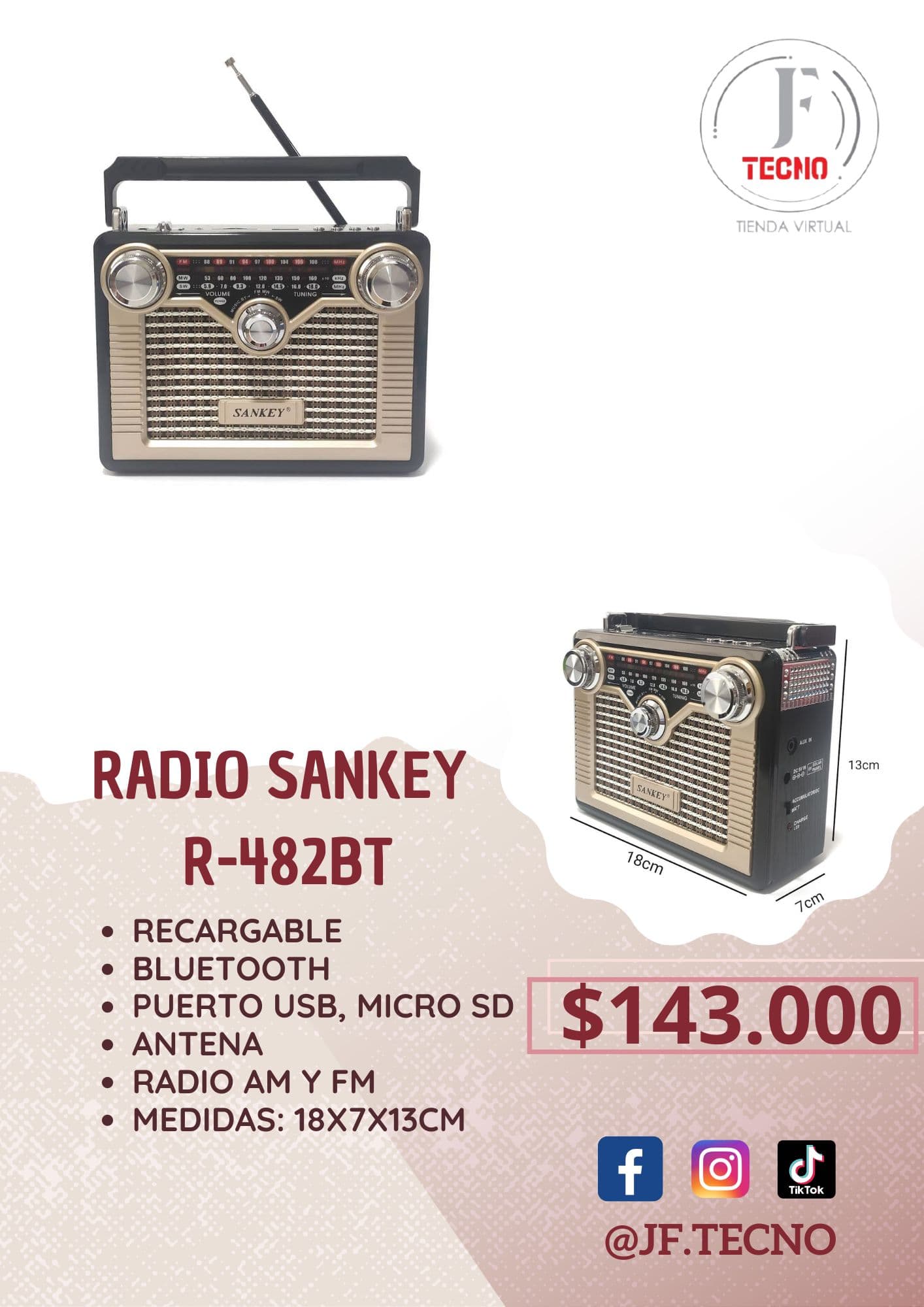 RADIO R-482BT