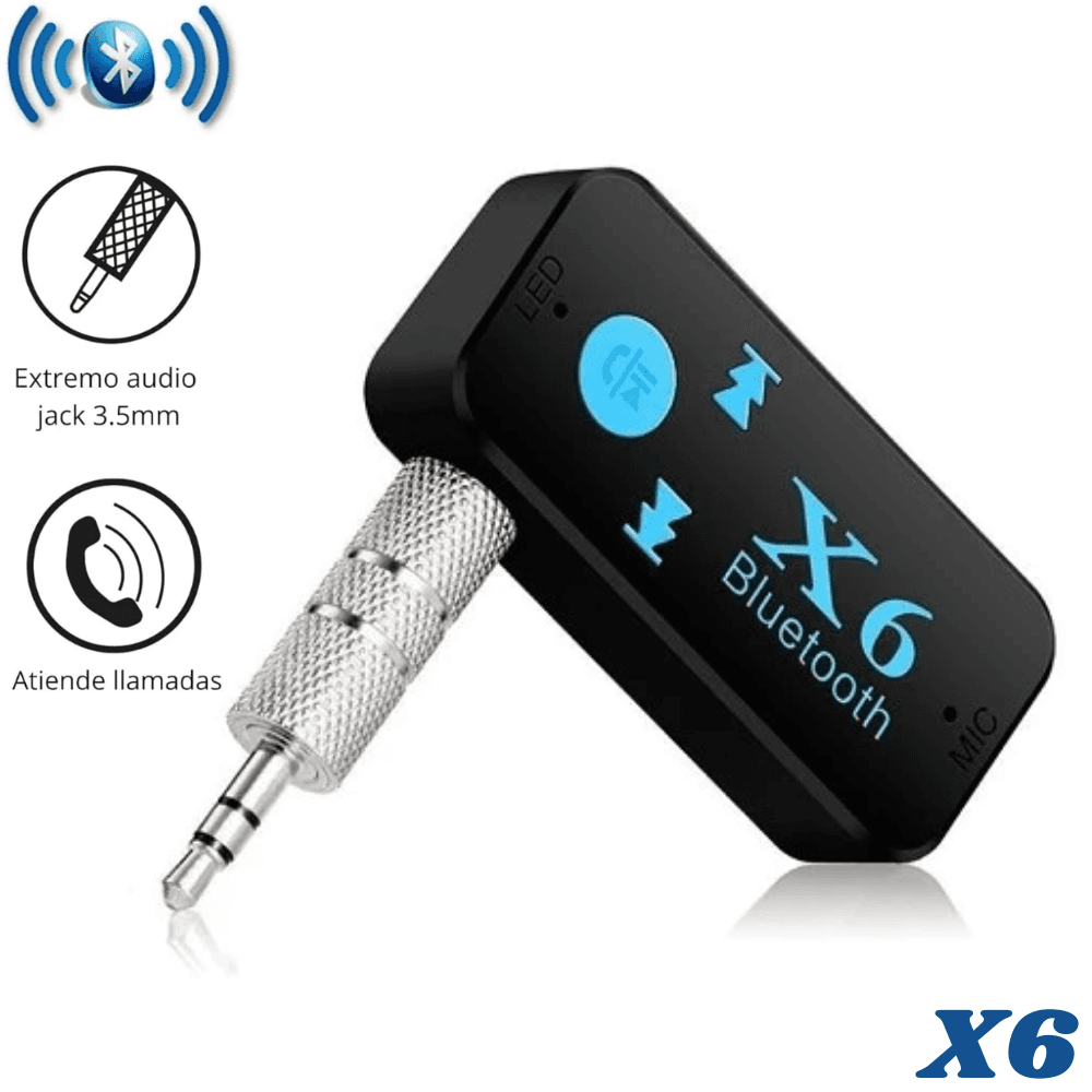 Adaptador Recepto Audio Car Bluetooth X6