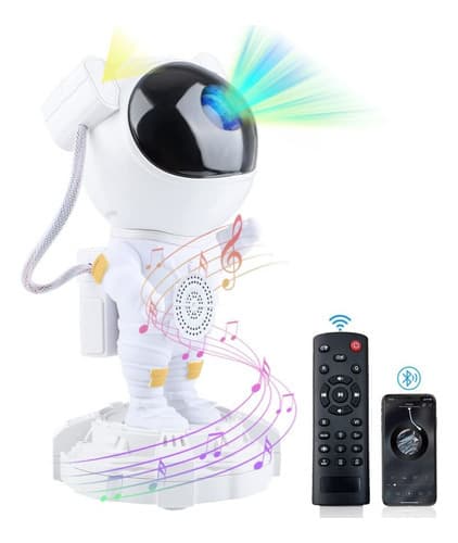 Astronauta led, parlante, lámpara