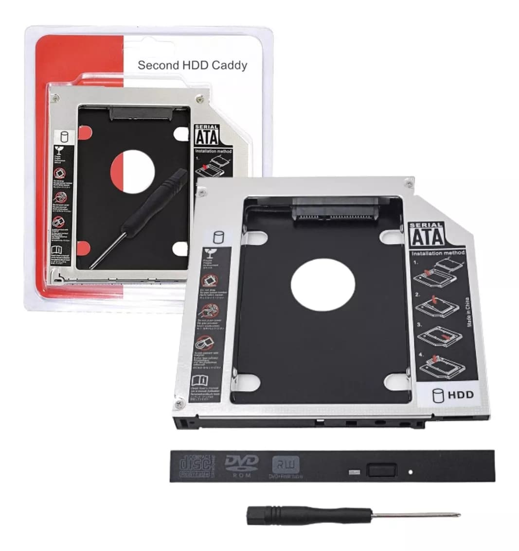Caddy Segundo Disco Duro Sata 12.7mm