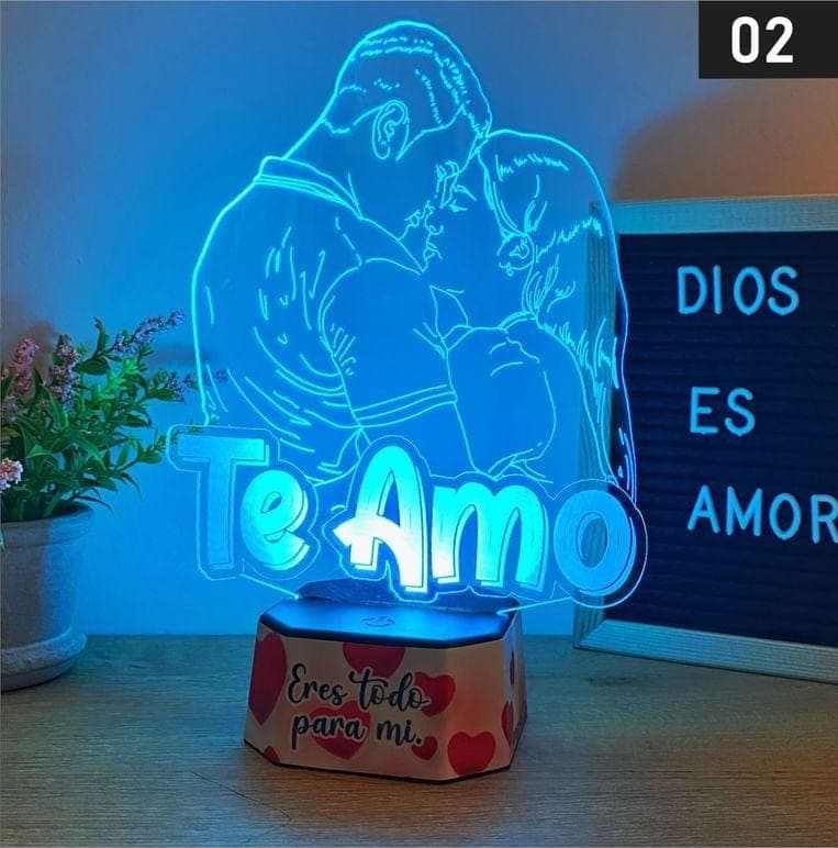 Lámpara Led Parlante