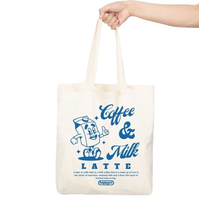 Tote Bag COFFEE & MILK CRUDO