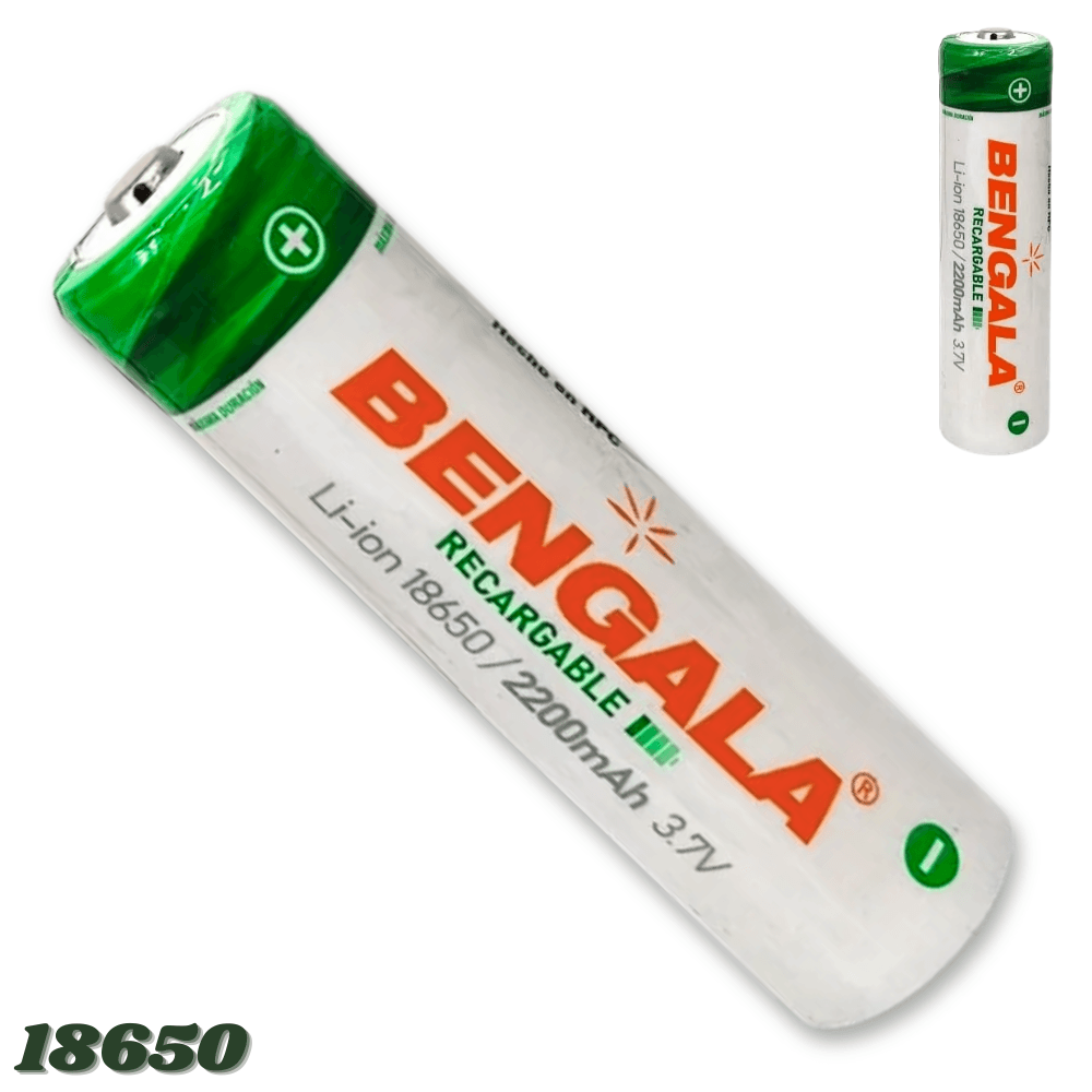 Pila Bateria Recargable 18650 Bengala