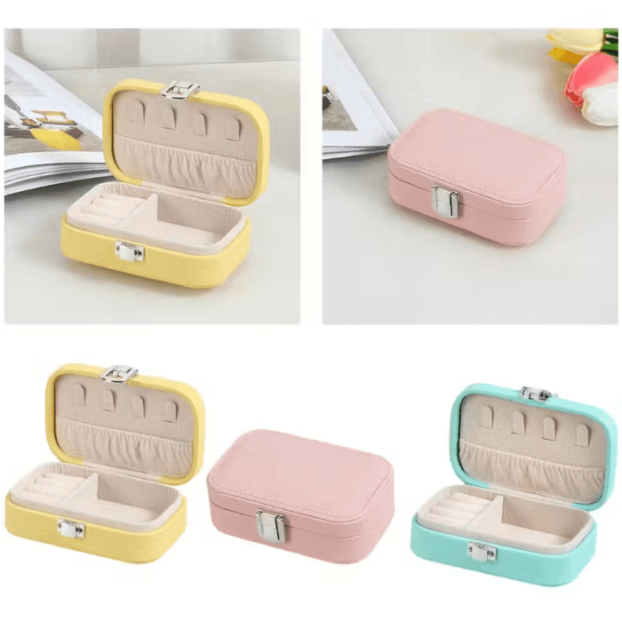 Joyero organizador pequeño multicolor
