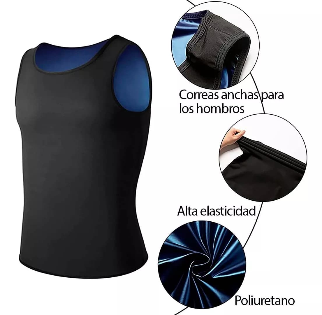 Faja Reductora Termica Camiseta Sauna