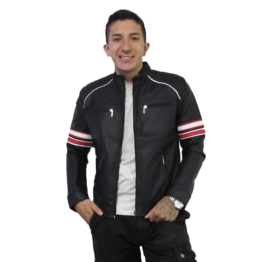 Chaqueta en cuero tex m20 para hombre
