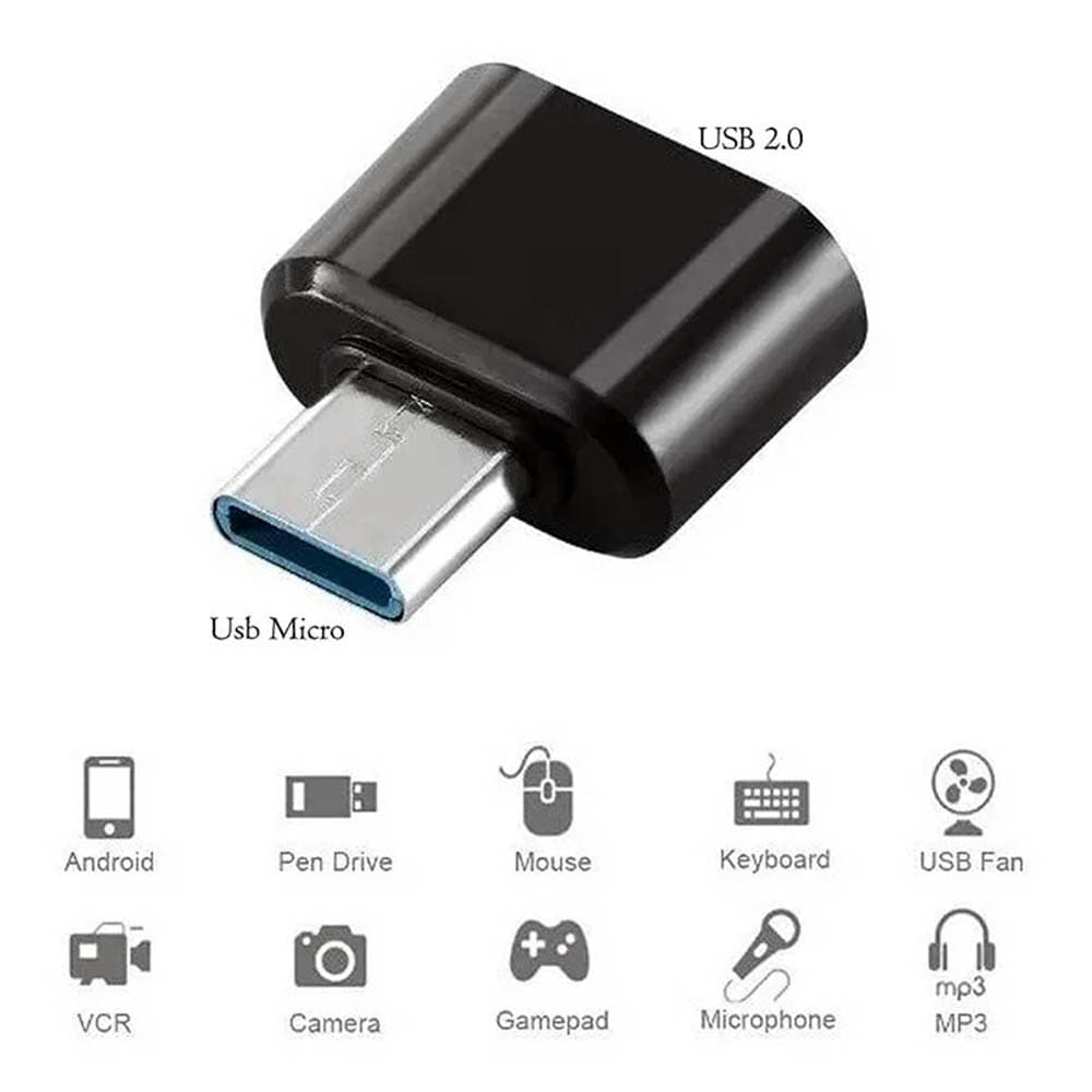 Adaptador Usb Hembra A Micro Usb (3815)