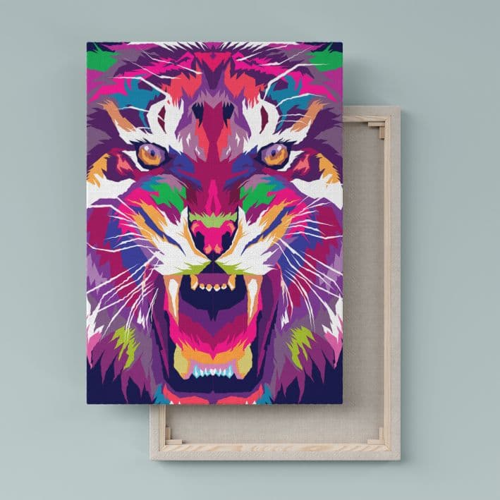 Felinos lienzo 14