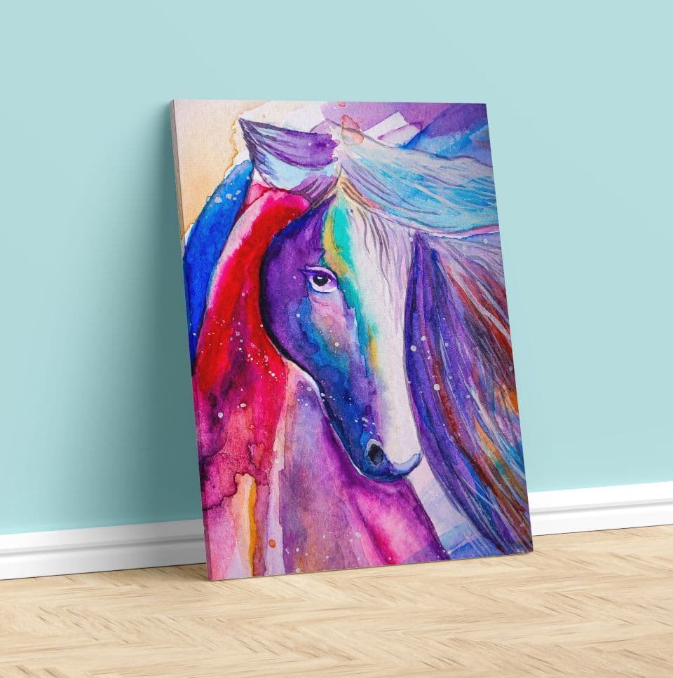 Caballos lienzo 11