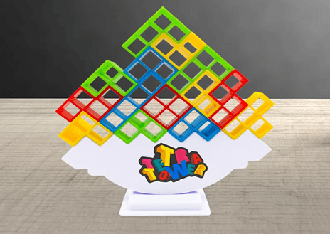 Juego de apilamiento de Torre Tetris 32