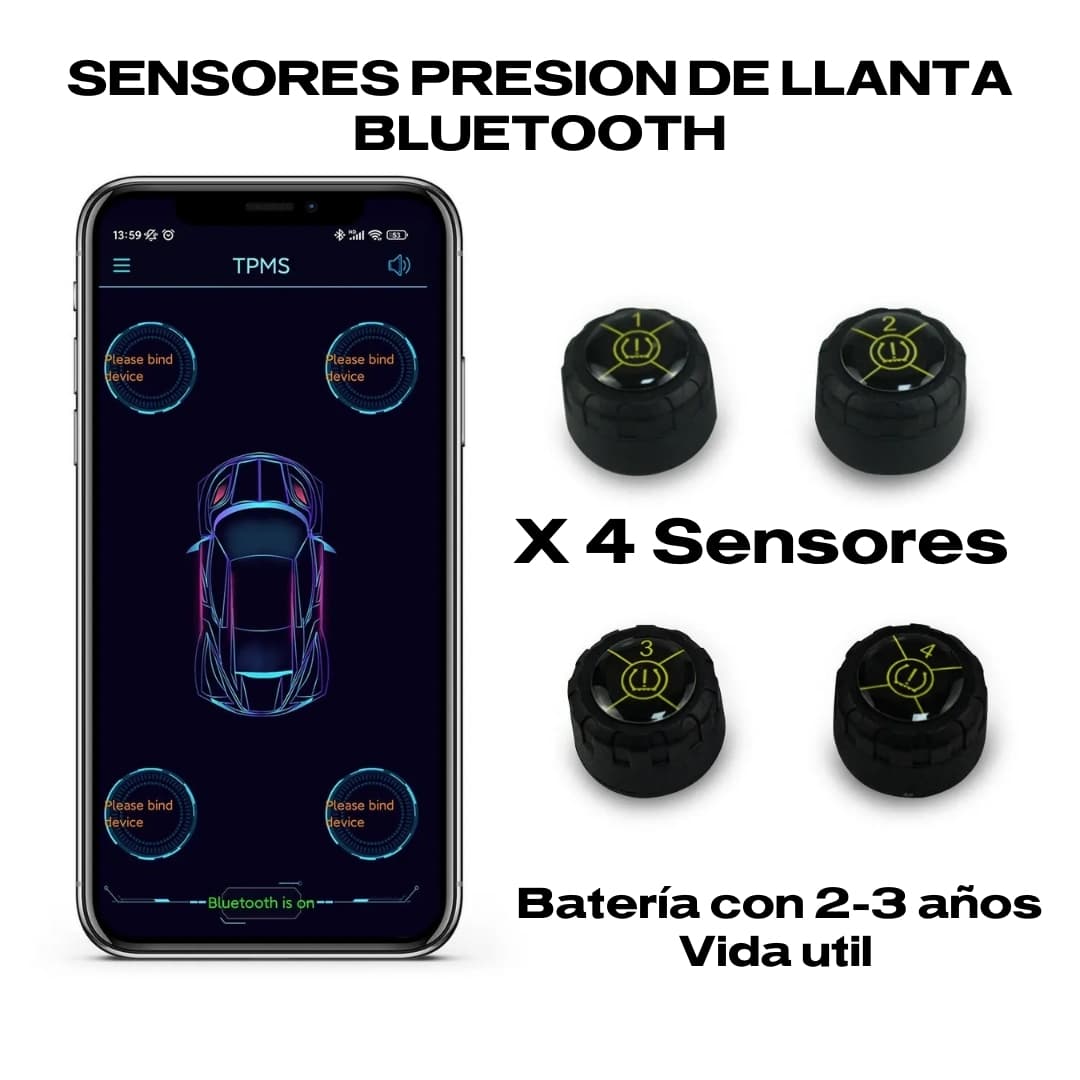 SENSOR PRESION LLANTAS X4UND