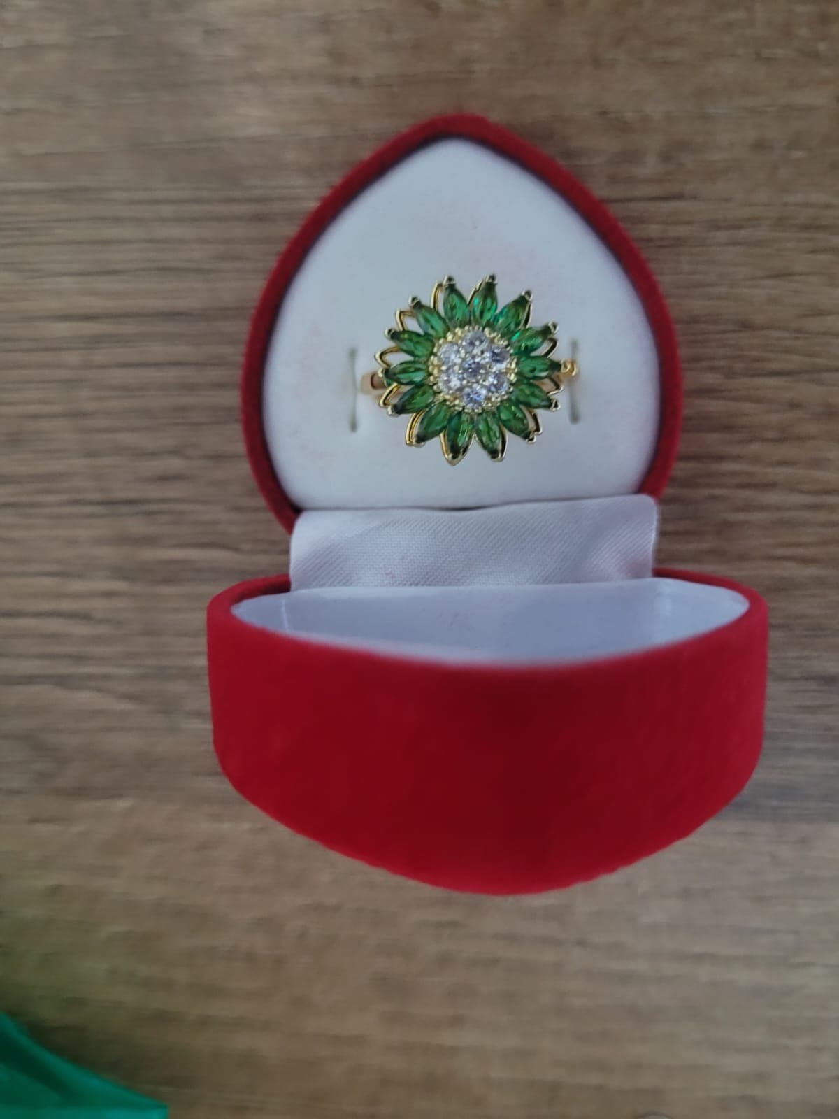 Anillo +caja corazón