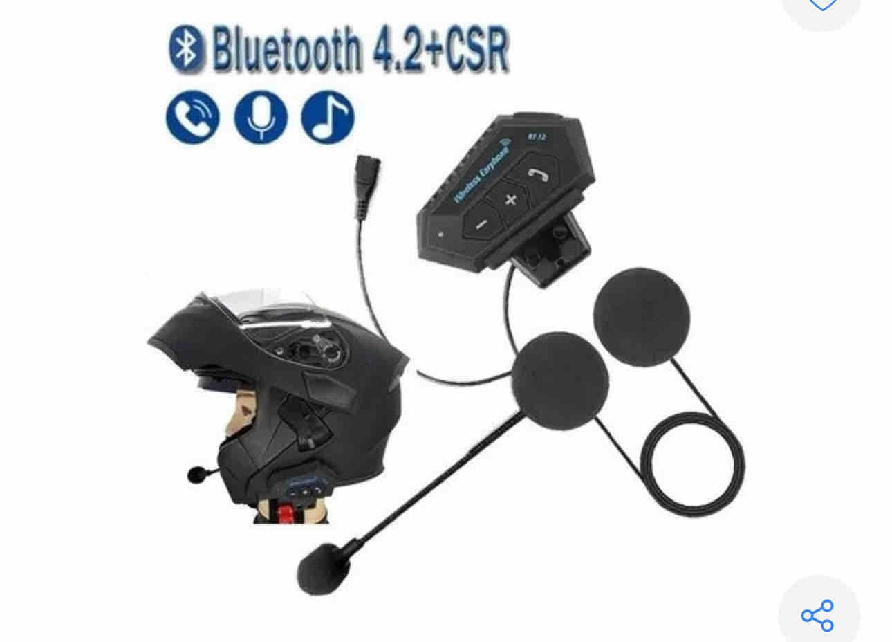 Intercomunicador Casco Manos Libres Blue