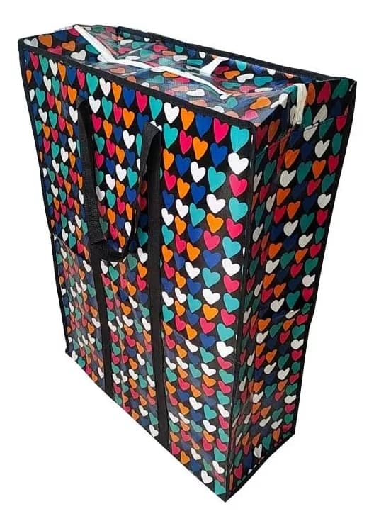 Bolsa Talego Estampada Cremallera Grande