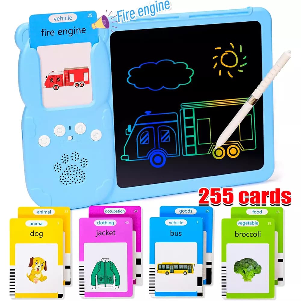 Tablero + lector tarjetas bilingue