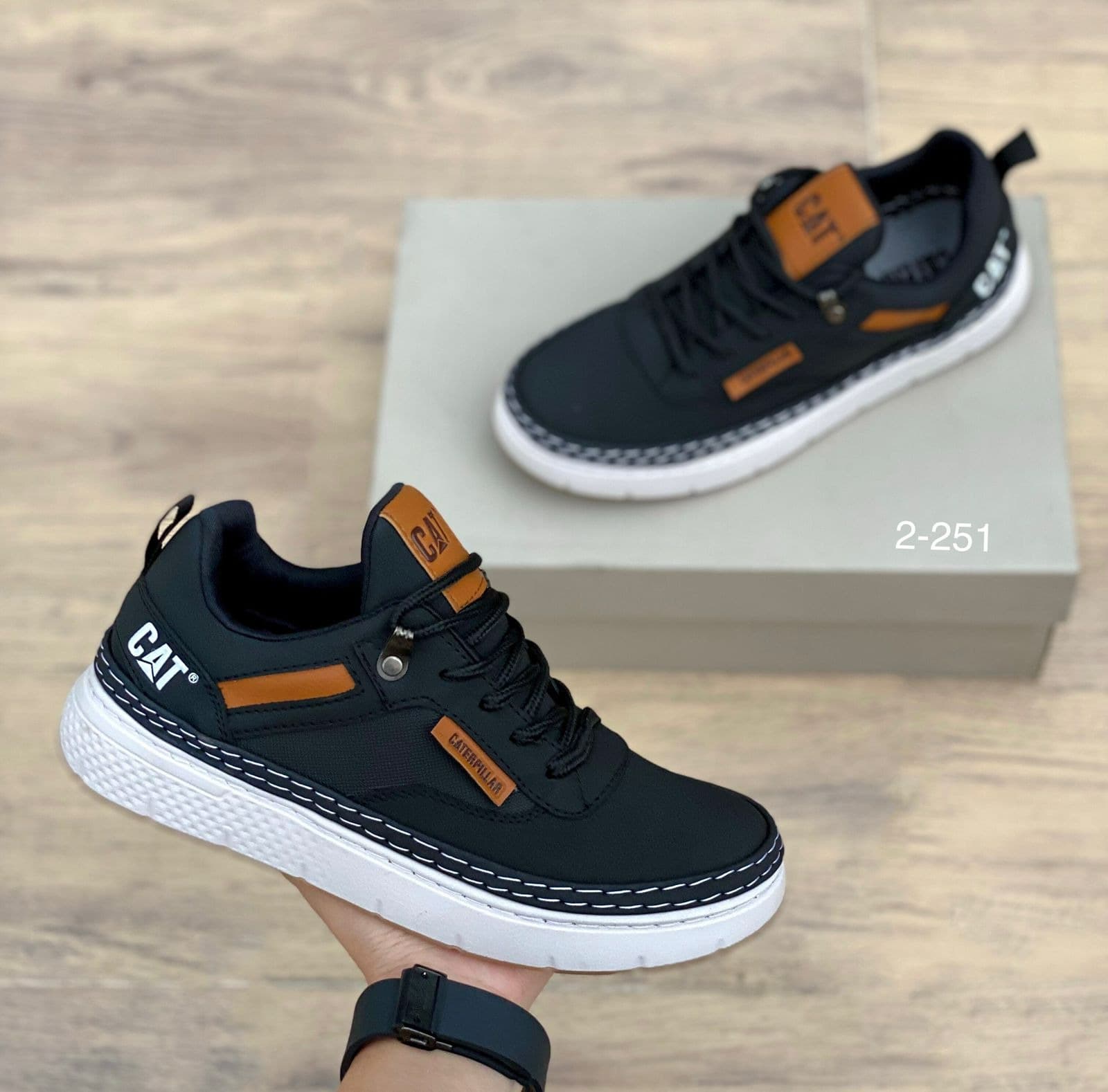 TENIS DEPORTIVO CATERPILLAR NEGRO