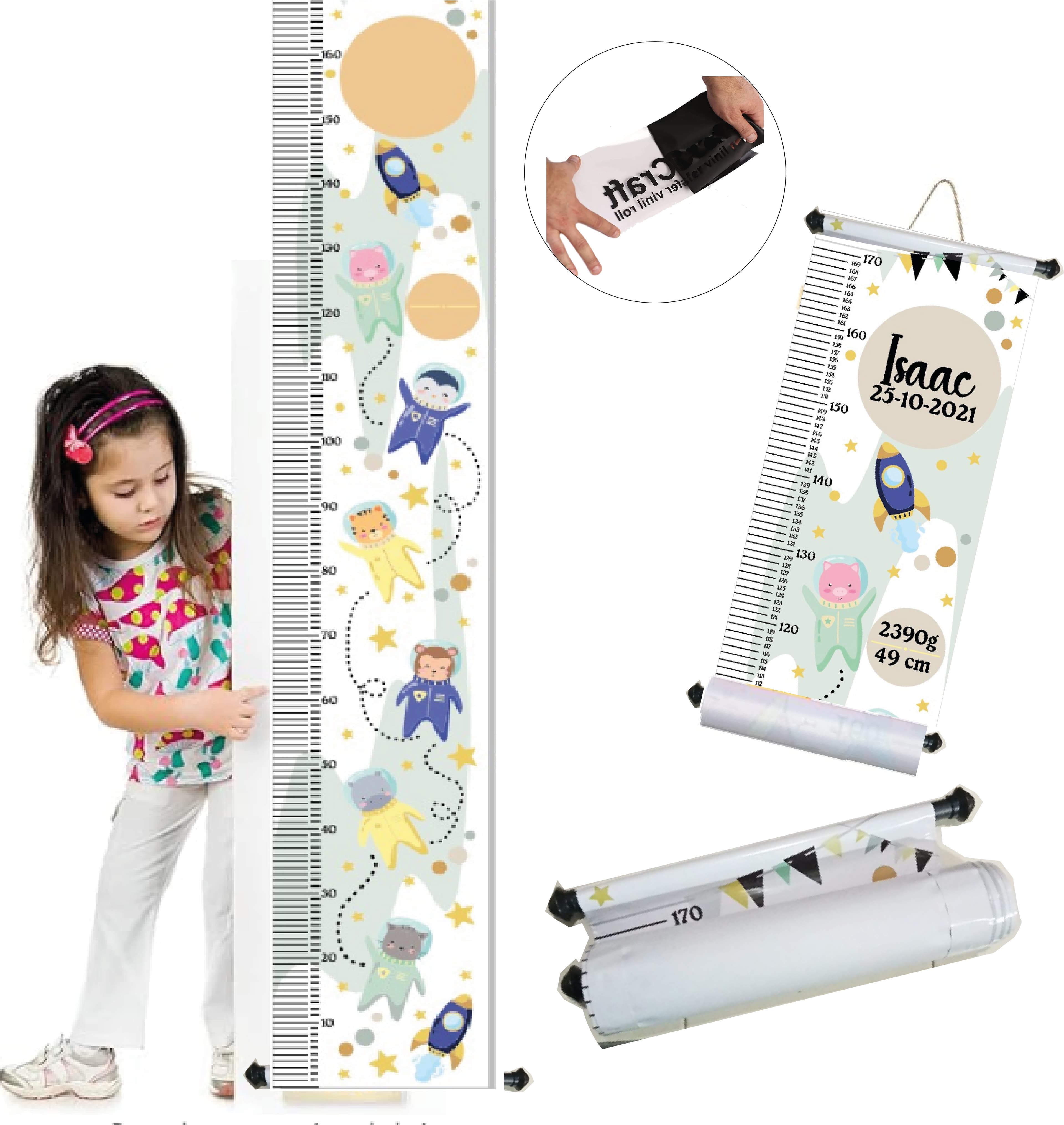 METRO MEDIDOR NIÑOS PERSONALIZADO