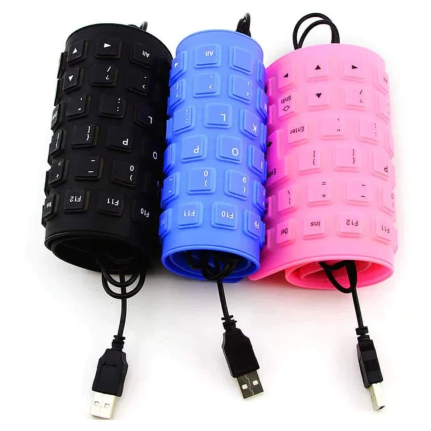 Teclado flexible USB siliconado