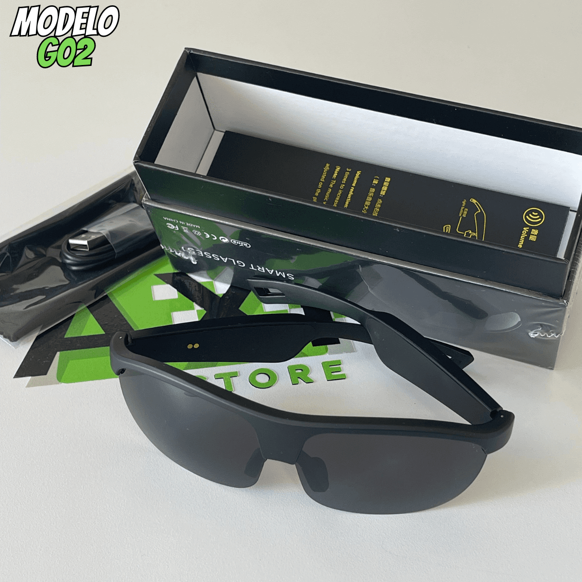 GAFAS CON ALTAVOZ BLUETOOTH MODELO G02